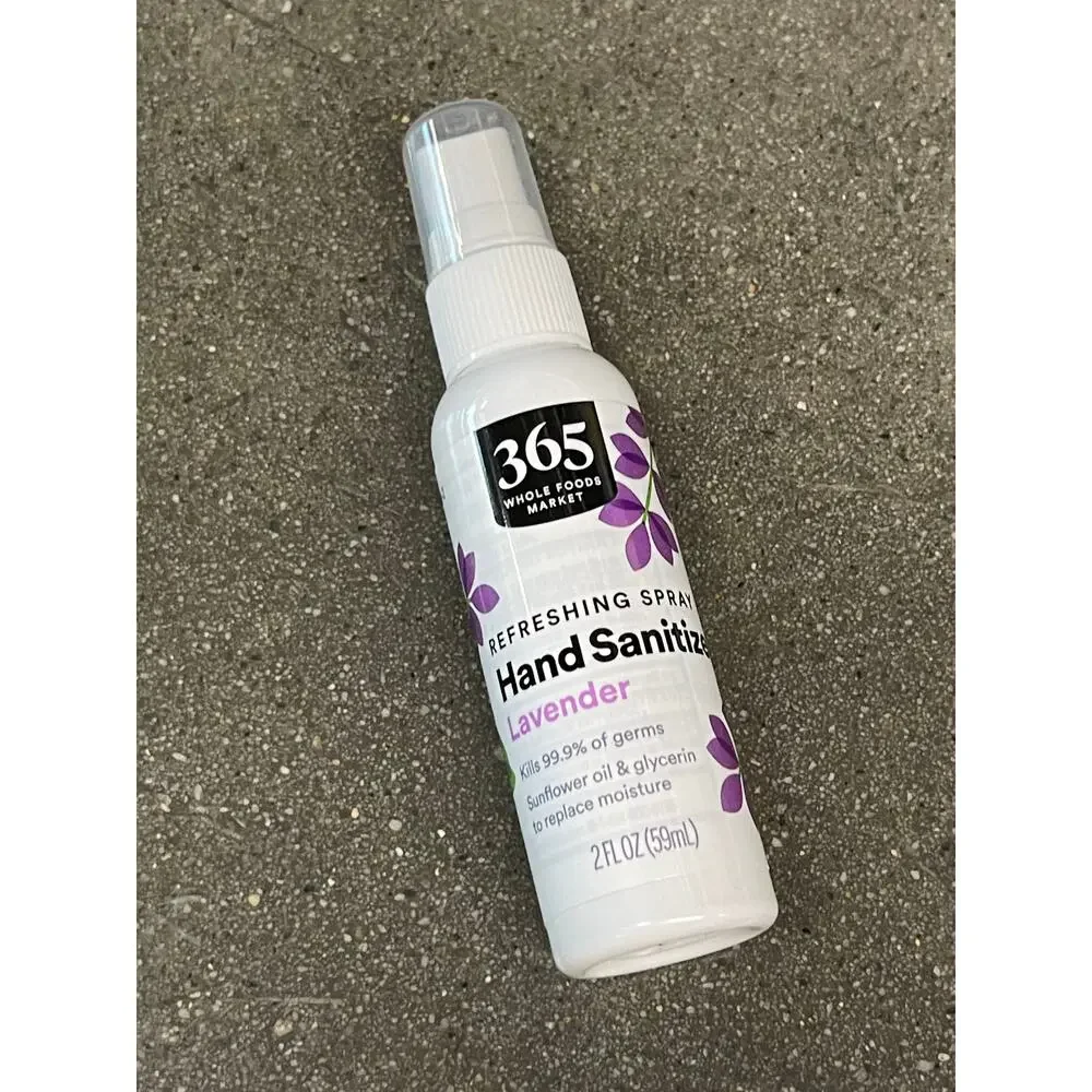 3x Whole Foods 365 — Hand Sanitizer Spray, Lavender Cucumber Aloe Orange Blossom